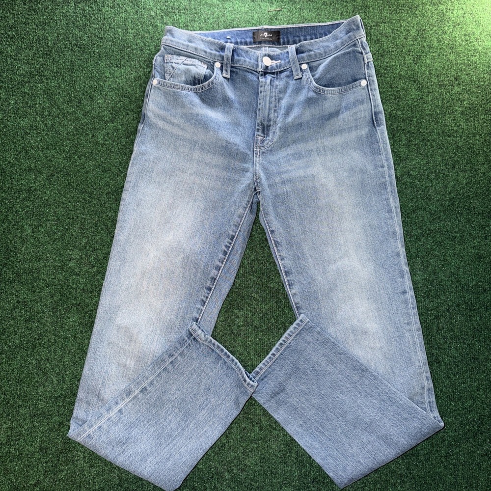 7 For All Mankind Jeans Women's Size 26x28 Light Wash Jeans Skinny